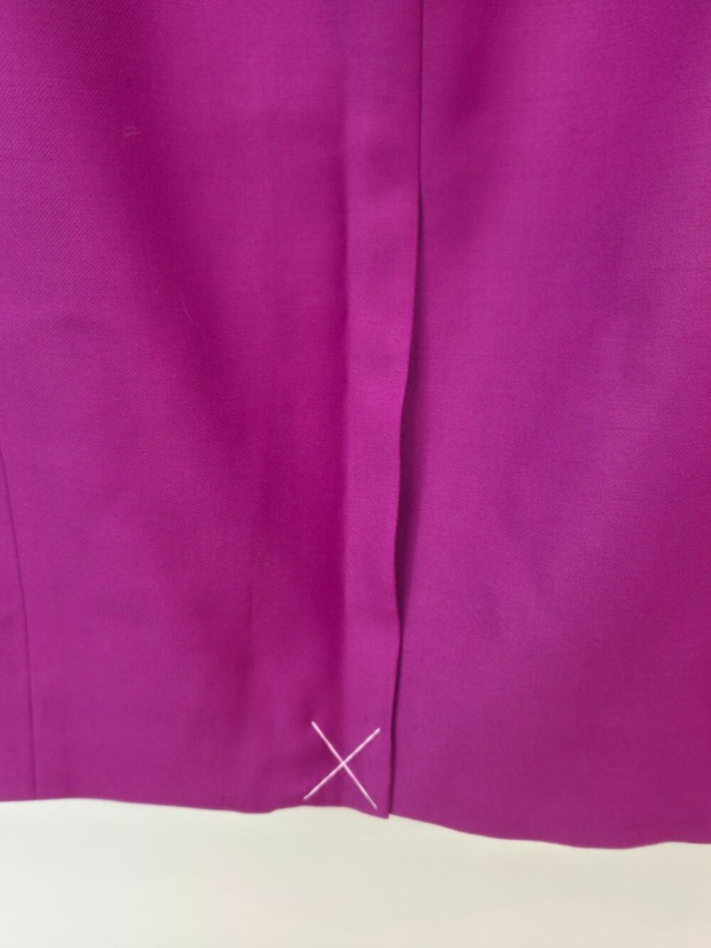 J.Crew Purple Wool Skirt NWT | Size 12 | 100% Wool | Kick Pleat - Picture 4 of 6